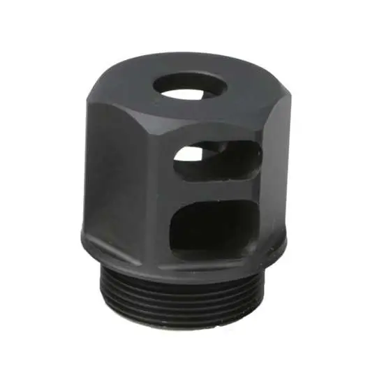 Sig Sauer SRD76258X24B Muzzle Brake 7.62mm 5/8″-24 tpi Black Steel Sig Sauer SRD76258X24B Muzzle Brake 7.62mm 5/8″-24 tpi Black Steel