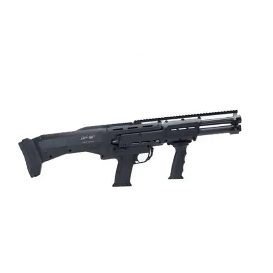Standard Manufacturing Company, DP-12, Pump Action Shotgun, 12 Gauge, 3″ Chamber, 18.875″ Double Barrel, 10 Rounds, Matte Finish, Black Standard Manufacturing Company, DP-12, Pump Action Shotgun, 12 Gauge, 3″ Chamber, 18.875″ Double Barrel, 10 Rounds, Matte Finish, Black