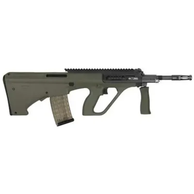 Steyr AUG A3 M1 223 Rem,5.56 NATO 16″ 30+1 Black OD Green Fixed Bullpup Stock