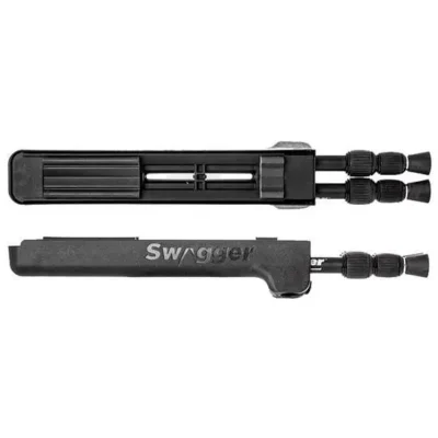 SWAGGER LLC SWAGBPHT29 Hunter Bipod 6.75-29″ Polymer Black
