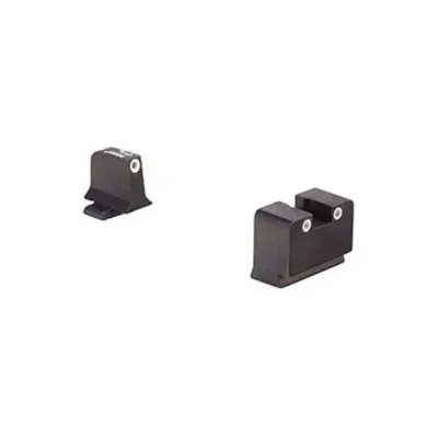 Trijicon, Bright & Tough, Tritium Night Sight, Green 3 Dot, Suppressor Height, Matte Finish, Black, Fits – 9mm/.357Sig Models, P225, P226, P228, P239, and P320