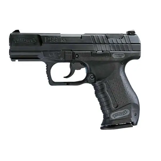 Walther Arms 2796326 P99 AS *MA Compliant 9mm Luger 4″ 10+1 Black Black Polymer