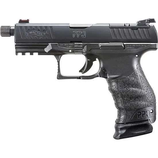 Walther Arms 2846969 PPQ Classic Q4 Tactical 9mm Luger 4.60″ TB 15+1 Black Black