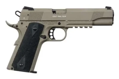 Walther Arms 5170310 1911 Colt Government A1 22 LR 5″ 12+1 Flat Dark Earth Black
