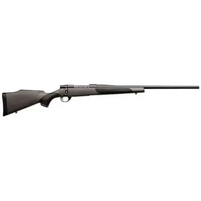 Weatherby Vanguard 243 Win 5+1 24″ Gray w/Black Panels Fixed Monte Carlo Gripton
