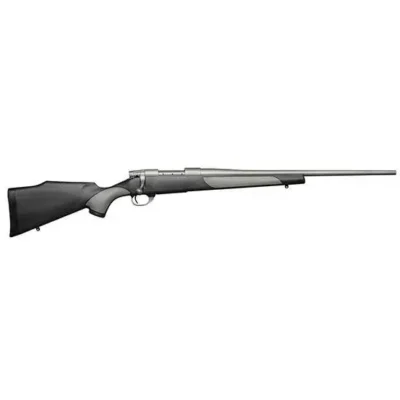Weatherby VTG65CMR4O Vanguard Weatherguard 6.5 Creedmoor 4+1 24″ Black w/Gray Pa