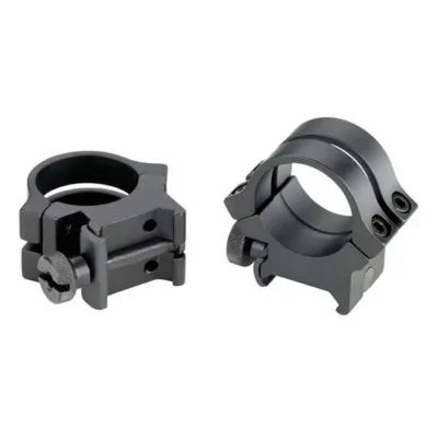 Weaver Mounts 49074 Quad Lock Quick Detach 1″ Medium Black