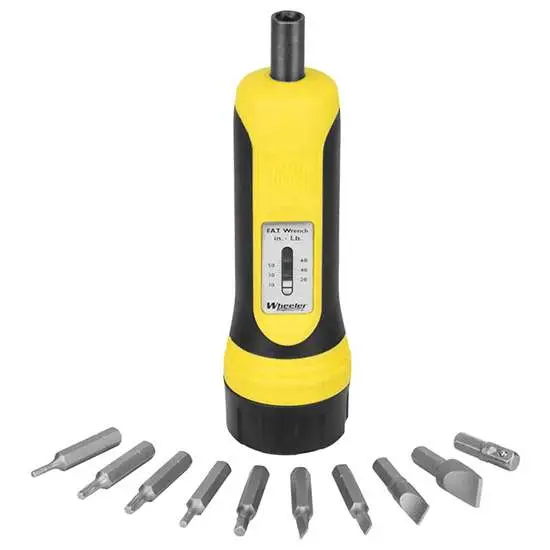 Wheeler 553556 Fat Wrench Set Black/Yellow Rifle 10 Pieces Wheeler 553556 Fat Wrench Set Black/Yellow Rifle 10 Pieces