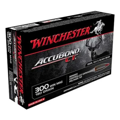 Winchester Ammo S300WMCT Expedition Big Game  300 Win Mag 180 gr AccuBond CT 20