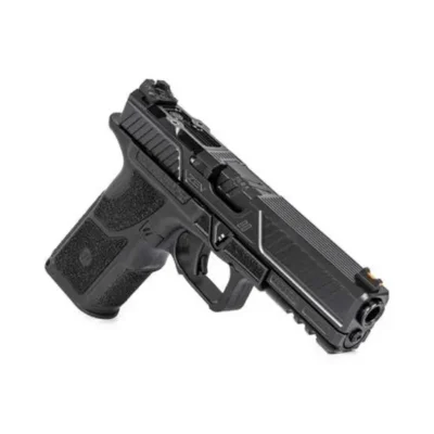ZEV OZ9-STD-COMBAT-B-B OZ9 Combat 9mm Luger 4.49″ 17+1 Black, Black DLC Steel Bl