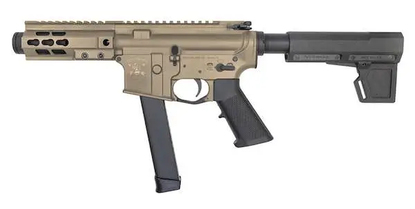 10 RING MKTG / WRJ LLC A0915521 BM-9 9mm Luger 5.50″ 33+1 Flat Dark Earth Cerako