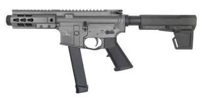 10 RING MKTG / WRJ LLC A0915531 BM-9 9mm Luger 5.50″ 33+1 Tungsten Gray Cerakote