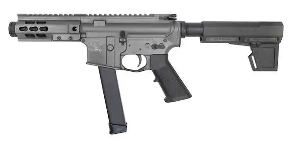 10 RING MKTG / WRJ LLC A0915531 BM-9 9mm Luger 5.50″ 33+1 Tungsten Gray Cerakote