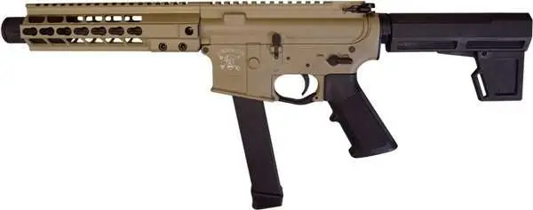 10 RING MKTG / WRJ LLC A0919021 BM-9 9mm Luger 9″ 33+1 Flat Dark Earth Black Pis