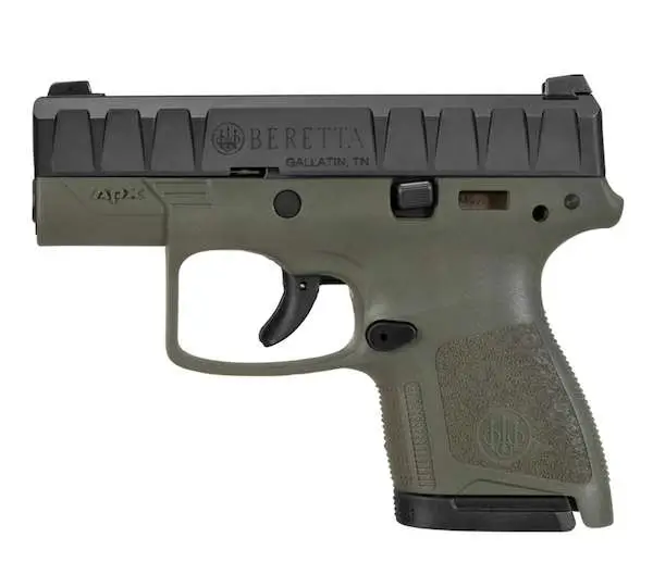 Beretta USA JAXN92007 APX Carry 9mm Luger 3.07″ 6+1 8+1 OD Green Black Slide OD Beretta USA JAXN92007 APX Carry 9mm Luger 3.07″ 6+1 8+1 OD Green Black Slide OD