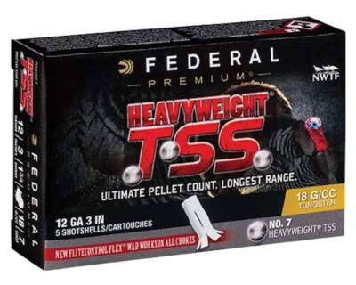 Federal PTSSX295F810 Premium Heavyweight TSS 20 Gauge 3″ 1 5/8 oz 8,10 Shot 5 Bx
