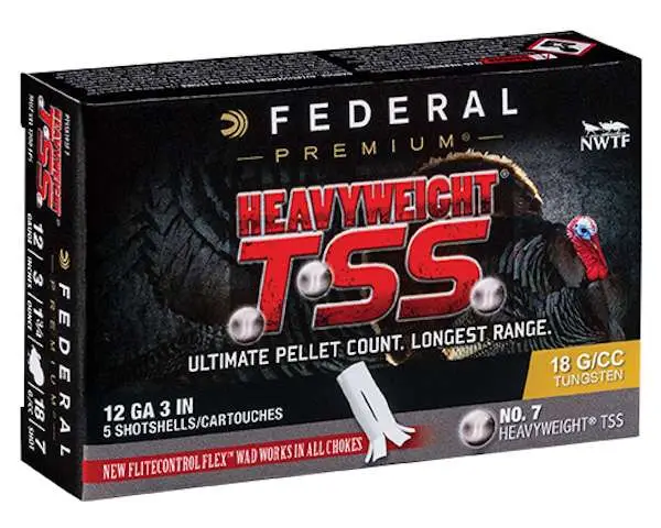 Federal PTSSX295F810 Premium Heavyweight TSS 20 Gauge 3″ 1 5/8 oz 8,10 Shot 5 Bx
