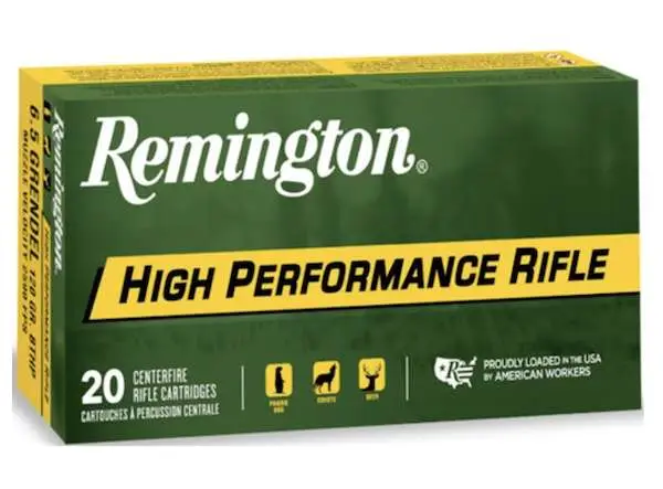 Remington Ammunition R65GR1 High Performance 6.5 Grendel 120 gr Boat Tail Hollo Remington Ammunition R65GR1 High Performance 6.5 Grendel 120 gr Boat Tail Hollo