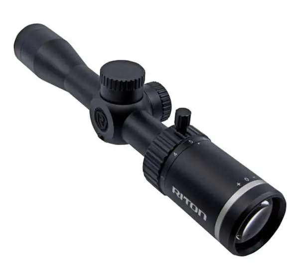 Riton Optics X1 Primal 4-16x 44mm Obj 24.10-6.30 ft @ 100 yds FOV 1″ Tube Black Riton Optics X1 Primal 4-16x 44mm Obj 24.10-6.30 ft @ 100 yds FOV 1″ Tube Black