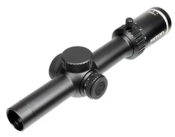 Riton Optics X3 Tactix 1-8x 24mm Obj 105.80-13.10 ft @ 100 yds FOV 30mm Tube Bl Riton Optics X3 Tactix 1-8x 24mm Obj 105.80-13.10 ft @ 100 yds FOV 30mm Tube Bl