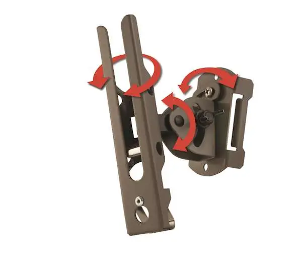 Cuddeback 3488 Genius Pan Tilt Lock Mount Universal Game Camera Metal Brown