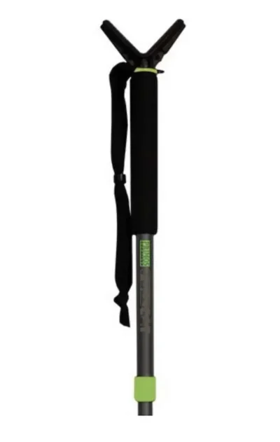 Primos 65480 Pole Cat Shooting Stick, Short, Black Aluminum, 16-38″
