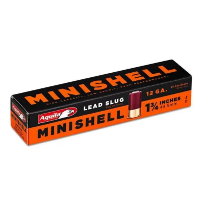 Aguila 1C128974 Minishell  12 Gauge 1.75″ 7/8 oz 20 Bx/ 25 Cs