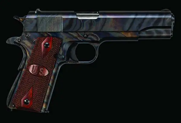 Thompson 1911GCH 1911 Color Case Hardened 45 ACP 5″ 7+1 Case Hardened Checkered Thompson 1911GCH 1911 Color Case Hardened 45 ACP 5″ 7+1 Case Hardened Checkered