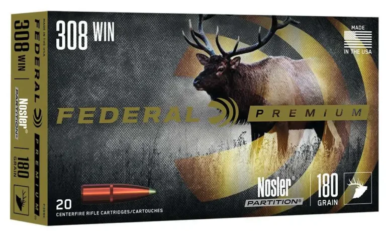 Federal P308E Premium 308 Win 180 gr Nosler Partition (NP) 20 Bx/ 10 Cs Federal P308E Premium 308 Win 180 gr Nosler Partition (NP) 20 Bx/ 10 Cs