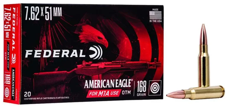 Federal A76251M1A American Eagle 7.62x51mm 168 gr Open Tip Match (OTM) 20 Bx/ 1 Federal A76251M1A American Eagle 7.62x51mm 168 gr Open Tip Match (OTM) 20 Bx/ 1