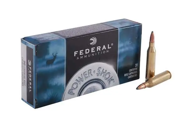 Federal 3006HS Power-Shok  30-06 Springfield 220 gr Jacketed Soft Point (JSP) 20