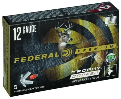 Federal P151TC Premium Vital-Shok 12 Gauge 3″ 11/16 oz Sabot Slug Shot 5 Bx/ 50
