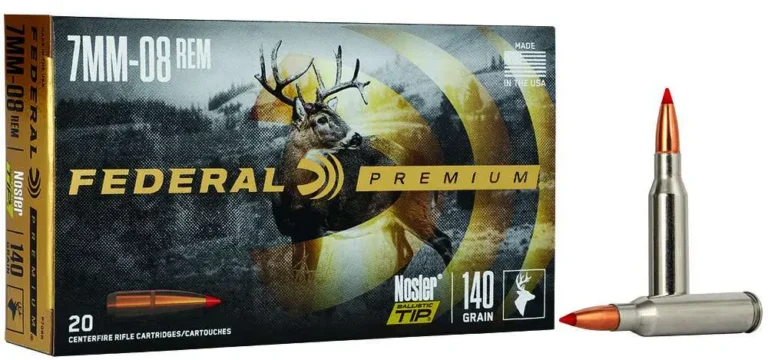 Federal P708B Premium 7mm-08 Rem 140 gr Nosler Ballistic Tip (NBT) 20 Bx/ 10 Cs Federal P708B Premium 7mm-08 Rem 140 gr Nosler Ballistic Tip (NBT) 20 Bx/ 10 Cs