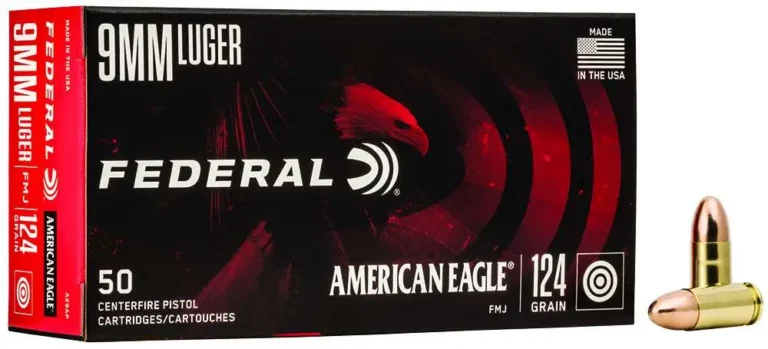 FED AM EAGLE 9MM 124GR FMJ 50/1000 FED AM EAGLE 9MM 124GR FMJ 50/1000