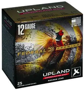 Federal P1294 Premium Upland Wing-Shok 12 Gauge 3″ 1 5/8 oz 4 Shot 25 Bx/ 10 Cs