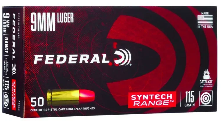 Federal AE9SJI American Eagle 9mm Luger 115 gr Total Syntech Jacket Round Nose Federal AE9SJI American Eagle 9mm Luger 115 gr Total Syntech Jacket Round Nose