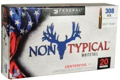Federal 308DT180 Non-Typical  308 Win 180 gr Non-Typical Soft Point (SP) 20 Bx/