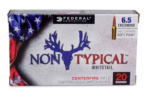 Federal 65CDT1 Non-Typical 6.5 Creedmoor 140 gr Non-Typical Soft Point (SP) 20 Federal 65CDT1 Non-Typical 6.5 Creedmoor 140 gr Non-Typical Soft Point (SP) 20