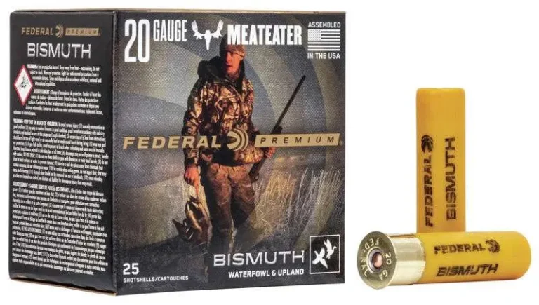 Federal PBIX2443 Premium Bismuth 20 Gauge 3″ 1 1/8 oz 3 Shot 25 Bx/ 10 Cs