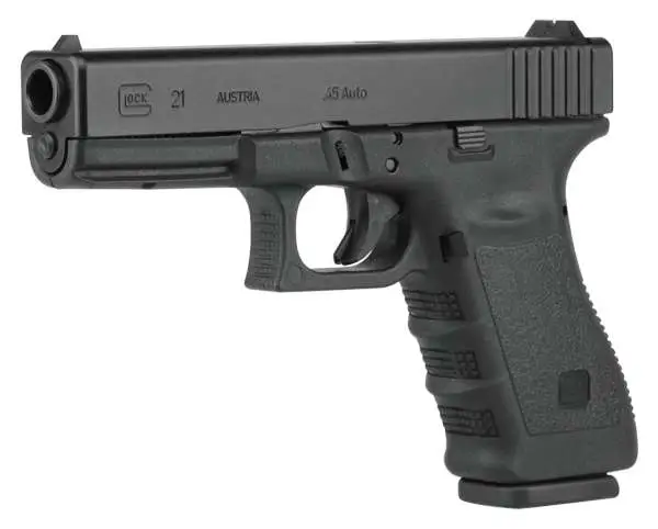 Glock PG2150201 G21 Gen 4 45 ACP 4.60″ 10+1 Black Black Interchangeable Backstra