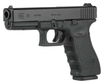 Glock PG2050203 G20 Gen 4 10mm Auto 4.60″ 15+1 Black