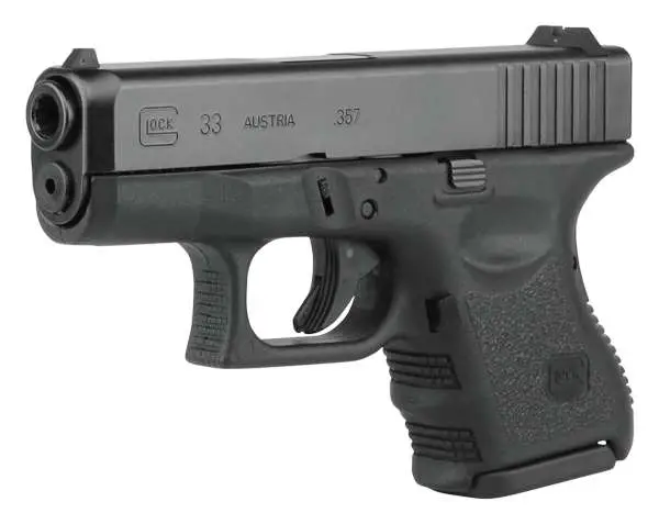 Glock PG3350201 G33 Gen 4 357 Sig 3.42″ 9+1 Black Black Interchangeable Backstra Glock PG3350201 G33 Gen 4 357 Sig 3.42″ 9+1 Black Black Interchangeable Backstra