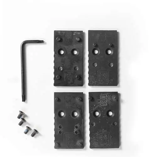 Glock OEM MOS Adapter Set 01 G34/G35/G41 9mm/.40/.45 Standard 1″ width slides Glock OEM MOS Adapter Set 01 G34/G35/G41 9mm/.40/.45 Standard 1″ width slides