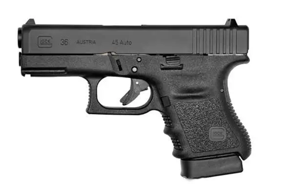 Glock PI3650201FGR G36 Subcompact 45 ACP 3.77″ 6+1 Black Black Polymer Grip