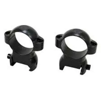 Leupold 120974 LRW Ring Set 1″ Diam Medium Steel Black Matte