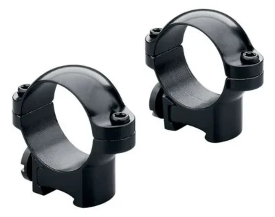 Leupold 54231 Ringmount Rings 2 Piece 1″ Medium Black Gloss .22 Rumfire