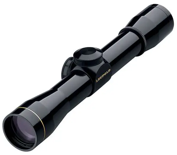 Leupold 58680 FX-I Rimfire 4x 28mm Obj 25.5 ft @ 100 yds FOV 1″ Tube Black Matte