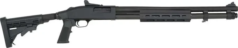 Mossberg 50769 590A1 Tactical 12 Gauge 8+1 3″ 20″ Heavy Cylinder Bore Barrel, Parkerized Finish, Drilled & Tapped Receiver, Ghost Ring Sight, Mil-Spec Construction w/Metal Trigger Guard & Safety, Synthetic 6 Position Adjustable Stock w/M-LOK Forend Mossberg 50769 590A1 Tactical 12 Gauge 8+1 3″ 20″ Heavy Cylinder Bore Barrel, Parkerized Finish, Drilled & Tapped Receiver, Ghost Ring Sight, Mil-Spec Construction w/Metal Trigger Guard & Safety, Synthetic 6 Position Adjustable Stock w/M-LOK Forend