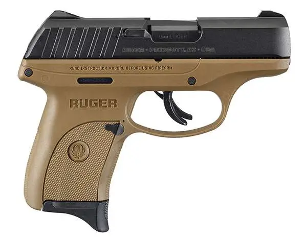 Ruger 3297 EC9s 9mm Luger 3.12″ 7+1 Flat Dark Earth Frame Black Oxide Steel Sli Ruger 3297 EC9s 9mm Luger 3.12″ 7+1 Flat Dark Earth Frame Black Oxide Steel Sli
