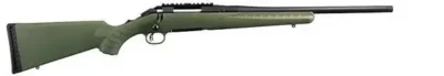 Ruger 6974 American Predator 308 Win 4+1 18″ Threaded Barrel, Matte Black Alloy Steel, Moss Green Synthetic Stock, Flush Fit Magazine, Optics Ready